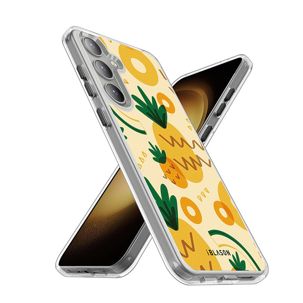 Galaxy S25 Halo MagSafe Cute Phone Case - Pineapple