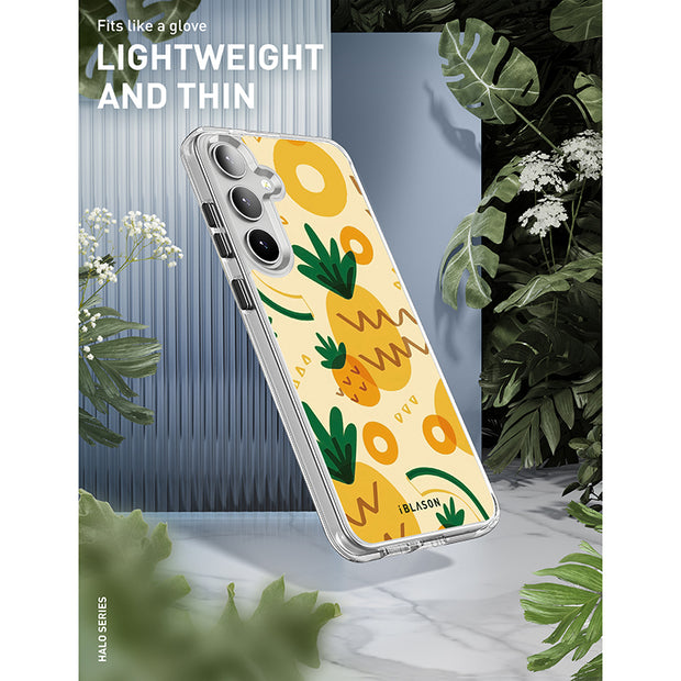 Galaxy S25 Halo MagSafe Cute Phone Case - Pineapple