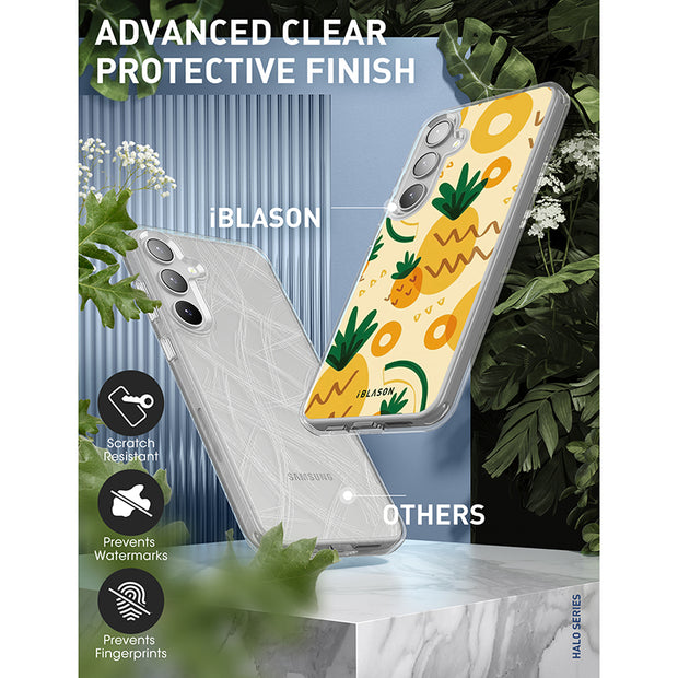 Galaxy S25 Halo MagSafe Cute Phone Case - Pineapple