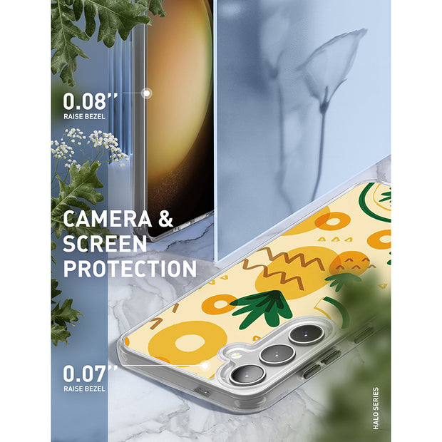 Galaxy S25 Halo MagSafe Cute Phone Case - Pineapple