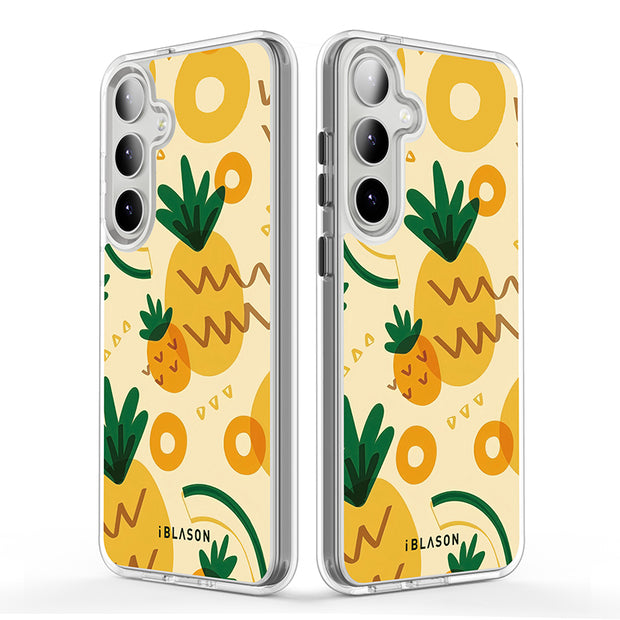 Galaxy S25 Halo MagSafe Cute Phone Case - Pineapple
