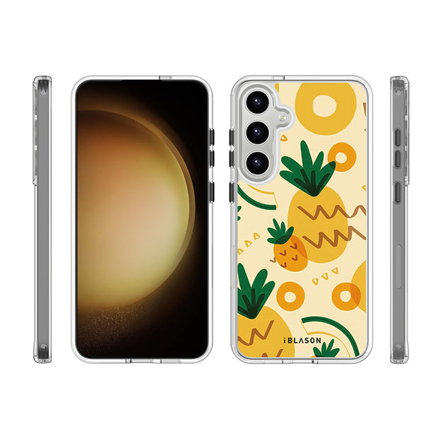 Galaxy S25 Halo MagSafe Cute Phone Case - Pineapple