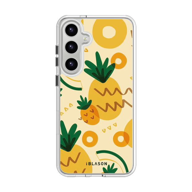 Galaxy S25 Halo MagSafe Cute Phone Case - Pineapple