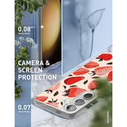 Galaxy S25 Halo MagSafe Cute Phone Case - Strawberries