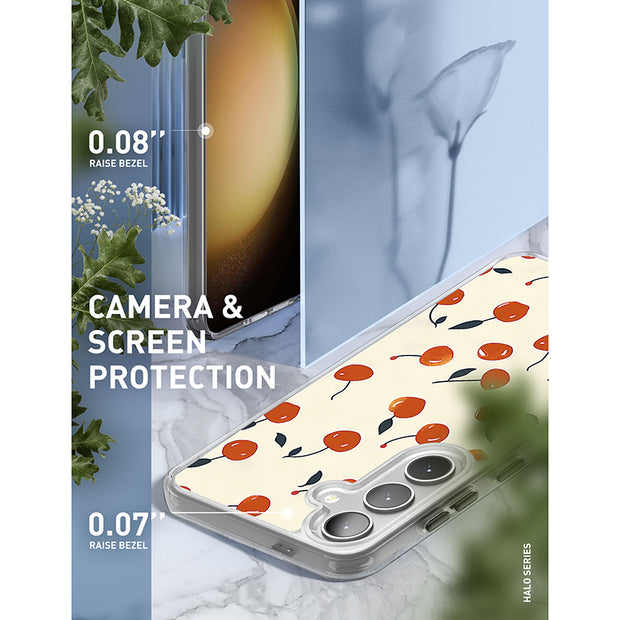 Galaxy S25 Halo MagSafe Cute Phone Case - Sweet Cherries