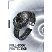 Galaxy Watch7 Ultra Classic 47mm Armorbox Case with Tempered Glass Screen Protectors - Black