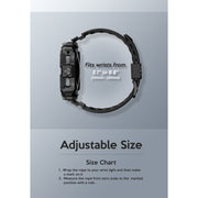 Galaxy Watch7 Ultra Classic 47mm Armorbox Case with Tempered Glass Screen Protectors - Black
