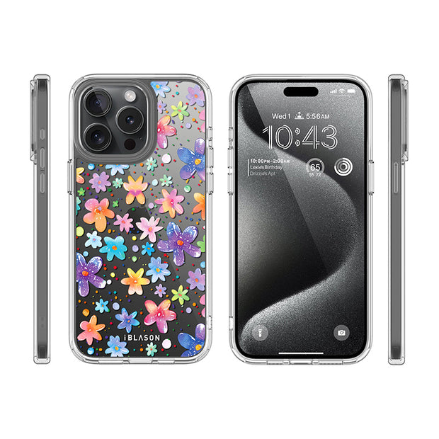 iPhone 14 Pro Halo MagSafe Cute Phone Case - April Showers
