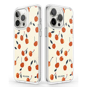 iPhone 15 Pro Max Halo MagSafe Cute Phone Case - Sweet Cherries