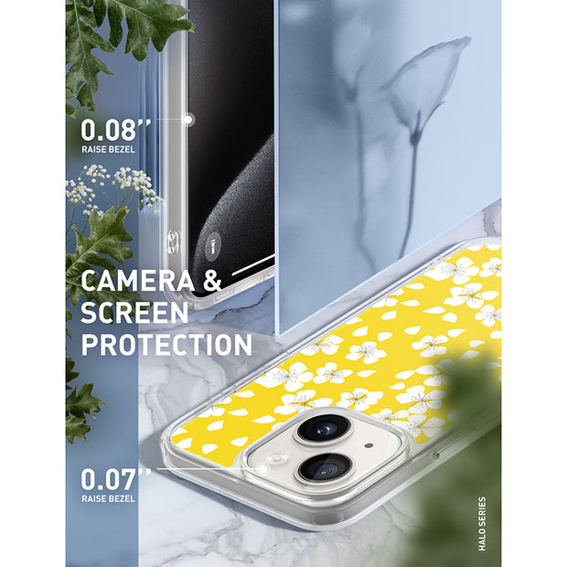 iPhone 14 Plus Halo MagSafe Cute Phone Case - Dreamy Floral