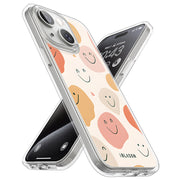 iPhone 14 Halo MagSafe Cute Phone Case - Happy