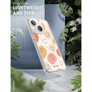 iPhone 14 Halo MagSafe Cute Phone Case - Happy