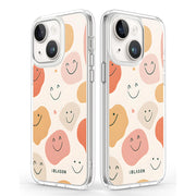 iPhone 14 Halo MagSafe Cute Phone Case - Happy