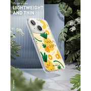 iPhone 14 Halo MagSafe Cute Phone Case - Pineapple