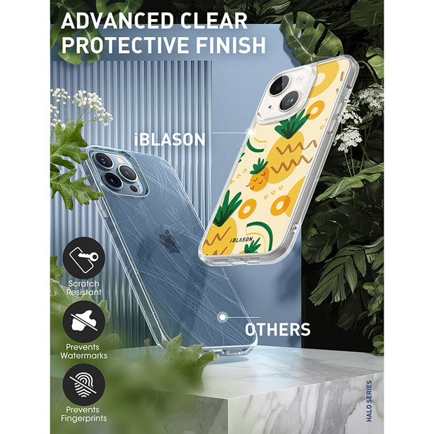 iPhone 14 Halo MagSafe Cute Phone Case - Pineapple