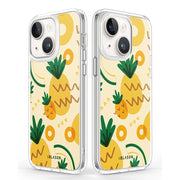 iPhone 14 Halo MagSafe Cute Phone Case - Pineapple