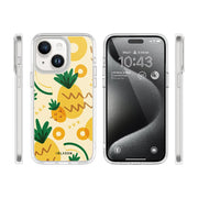 iPhone 14 Halo MagSafe Cute Phone Case - Pineapple