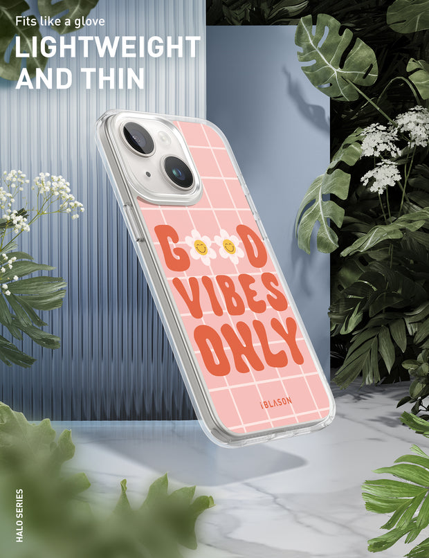 iPhone 14 Halo MagSafe Cute Phone Case - Retro Good Vibes
