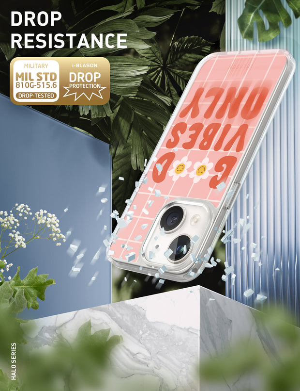 iPhone 14 Halo MagSafe Cute Phone Case - Retro Good Vibes