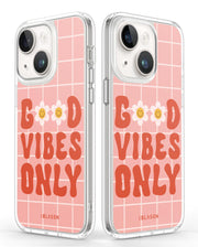 iPhone 14 Halo MagSafe Cute Phone Case - Retro Good Vibes