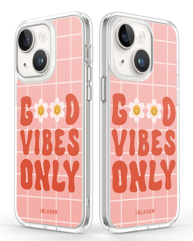 iPhone 14 Halo MagSafe Cute Phone Case - Retro Good Vibes