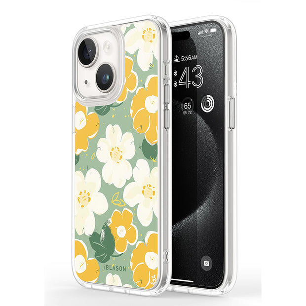 iPhone 14 Halo MagSafe Cute Phone Case - Spring Blooms