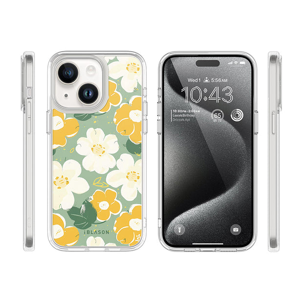 iPhone 14 Halo MagSafe Cute Phone Case - Spring Blooms