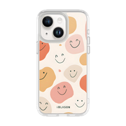 iPhone 14 Plus Halo MagSafe Cute Phone Case - Happy