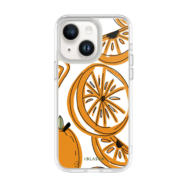 iPhone 14 Plus Halo MagSafe Cute Phone Case - Oranges