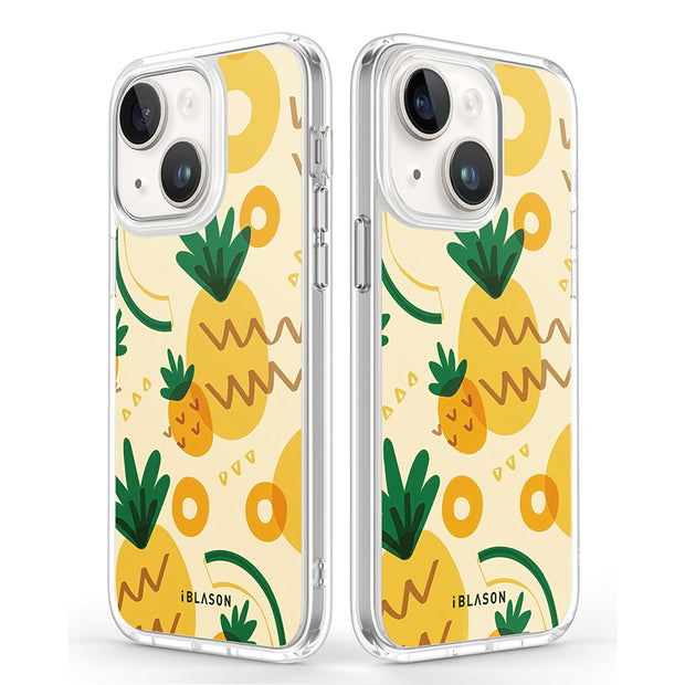 iPhone 14 Plus Halo MagSafe Cute Phone Case - Pineapple