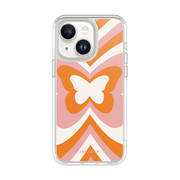 iPhone 14 Plus Halo MagSafe Cute Phone Case - Retro Butterfly