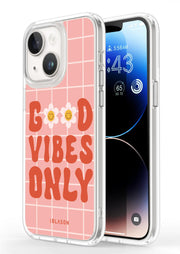 iPhone 14 Plus Halo MagSafe Cute Phone Case - Retro Good Vibes