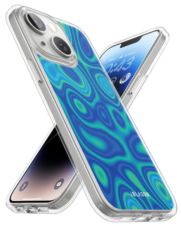 iPhone 14 Plus Halo MagSafe Cute Phone Case - Retro Heat