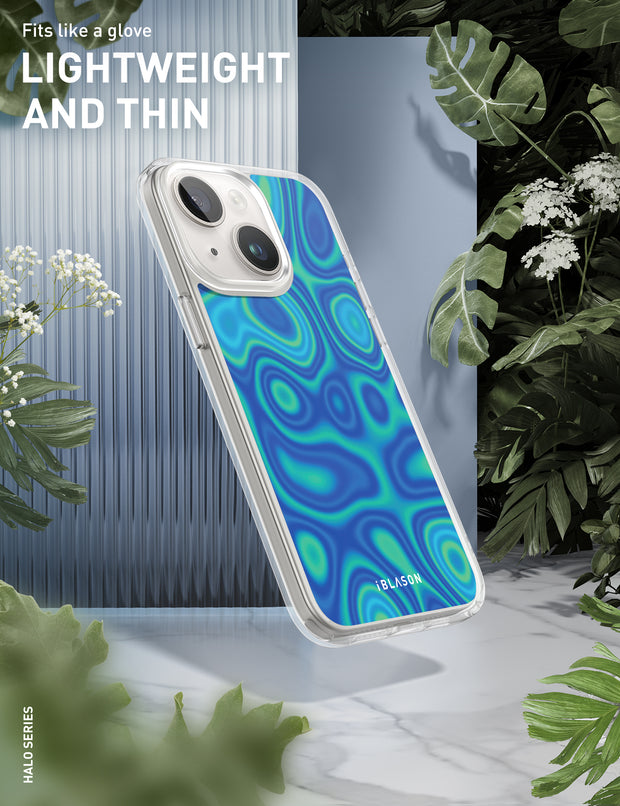iPhone 14 Plus Halo MagSafe Cute Phone Case - Retro Heat