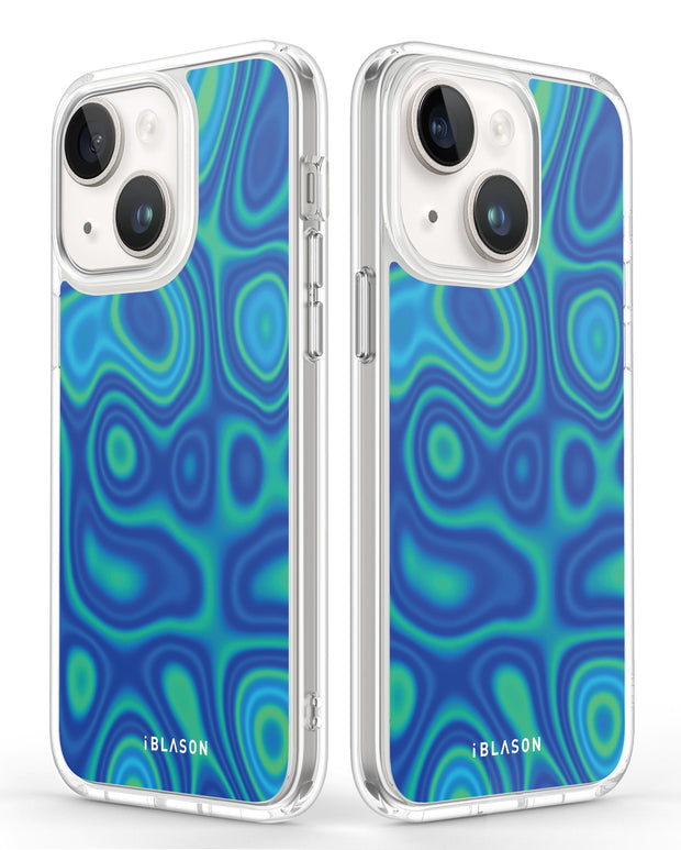 iPhone 14 Plus Halo MagSafe Cute Phone Case - Retro Heat