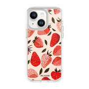 iPhone 14 Plus Halo MagSafe Cute Phone Case - Strawberries