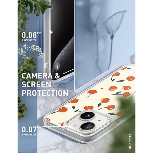 iPhone 14 Plus Halo MagSafe Cute Phone Case - Sweet Cherries
