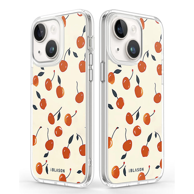 iPhone 14 Plus Halo MagSafe Cute Phone Case - Sweet Cherries