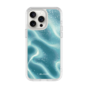iPhone 14 Pro Halo MagSafe Cute Phone Case - Blue Retro Waves