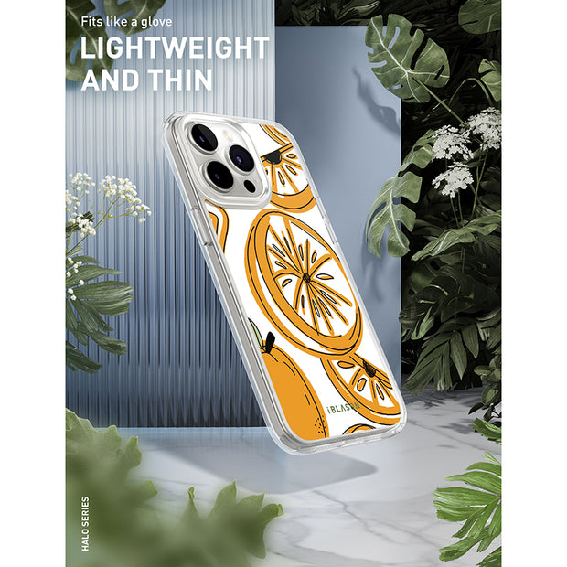 iPhone 14 Pro Halo MagSafe Cute Phone Case - Oranges