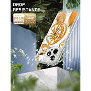 iPhone 14 Pro Halo MagSafe Cute Phone Case - Oranges