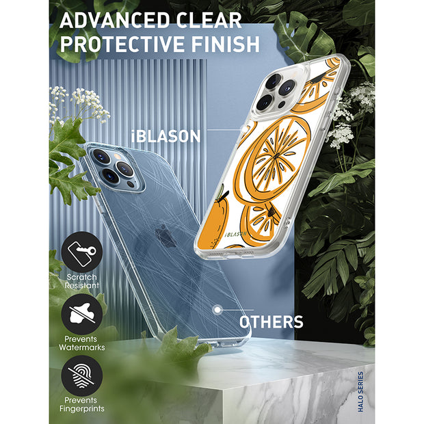 iPhone 14 Pro Halo MagSafe Cute Phone Case - Oranges