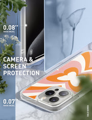 iPhone 14 Pro Halo MagSafe Cute Phone Case - Retro Butterfly