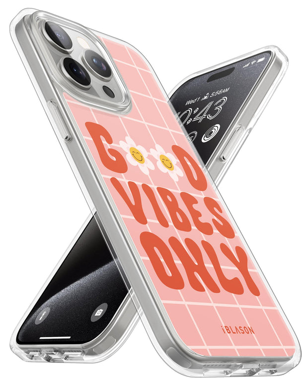 iPhone 14 Pro Max Halo MagSafe Cute Phone Case - Retro Good Vibes