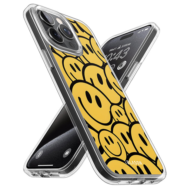 iPhone 14 Pro Max Halo MagSafe Cute Phone Case - Summer Smiles