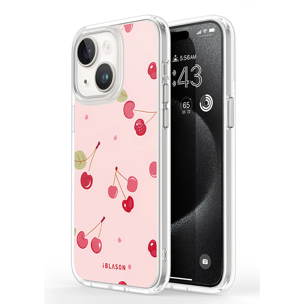 iPhone 15 Halo MagSafe Cute Phone Case - Cherry on Top