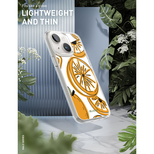 iPhone 15 Halo MagSafe Cute Phone Case - Oranges