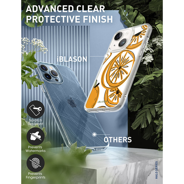 iPhone 15 Halo MagSafe Cute Phone Case - Oranges