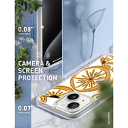 iPhone 15 Halo MagSafe Cute Phone Case - Oranges