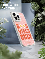 iPhone 15 Pro Halo MagSafe Cute Phone Case - Retro Good Vibes